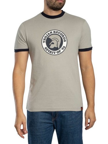 Trojan uomo maglietta con logo - trojan,