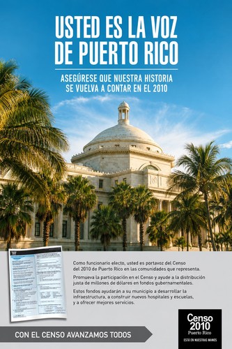 Poster censimento porto rico - poster,