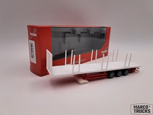 Herpa lowliner flatbed trailer - flatbed,