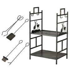 Outsunny Portalegna da Interno ed Esterno in Ferro