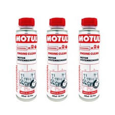 MOTUL ENGINE CLEAN Additivo Pulizia Lavaggio Olio Motore auto 3x300ml 03MO46