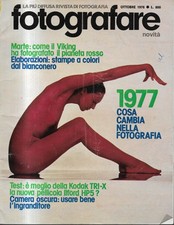 RIVISTA FOTOGRAFARE ANNO  V N.  10 OTTOBRE 1976