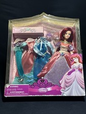 Disney Store Esclusiva 2008 Sirenetta Ariel Principessa Bambola Armadio