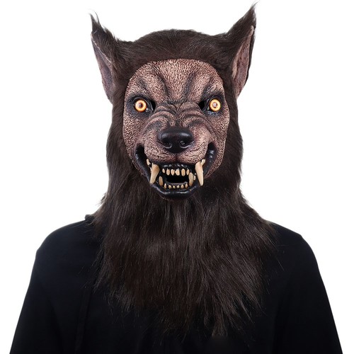 Maschera lupo mannaro costume - maschera,