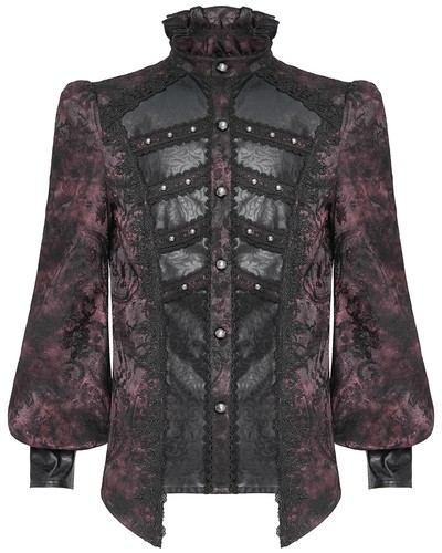Camicia elegante jacquard