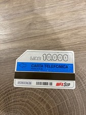 scheda telefonica SUPER RARA sip lire 10000 mantegazza vintage