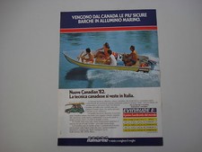 advertising Pubblicità 1982 BARCHE ITALMARINE CANADIAN