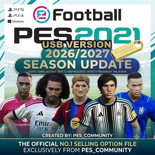 Usb pes 2021 27 world - pes, *26/27