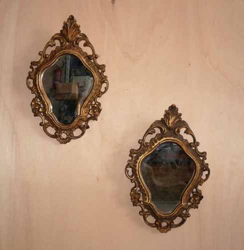 Coppia piccole specchiere - coppia, di