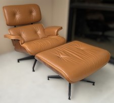 Eames Leather Lounge Chair and