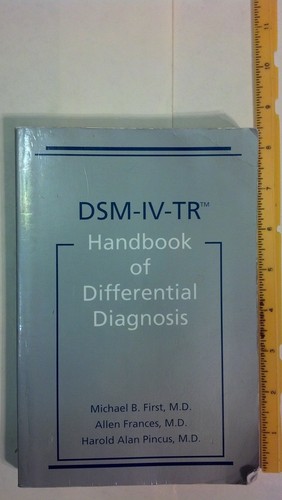 Dsm handbook of - dsm-iv-tr,