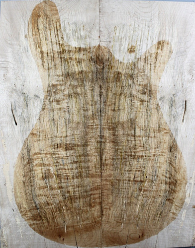 Top chitarra acustica ondulato