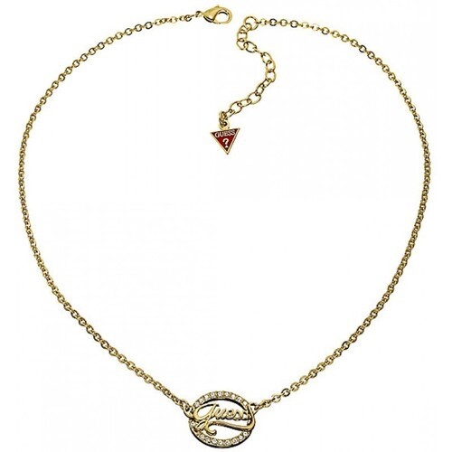 Collana tono oro logo guess - oro,