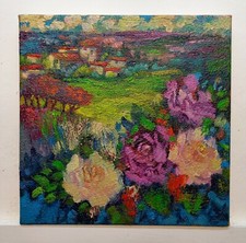 Quadro Paesaggio Fiori Rose