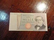 Banconota da lire 1.000 Verdi
