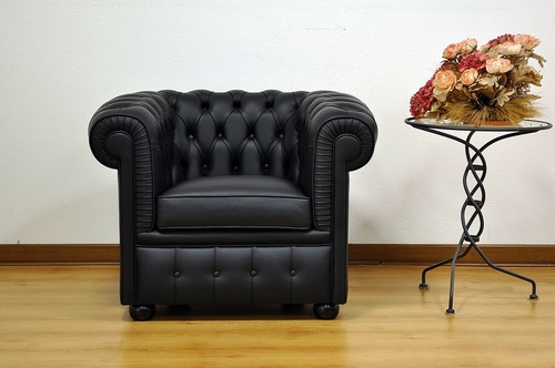 Poltrona singola chesterfield - poltrona,