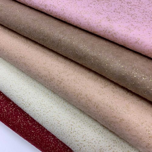 Tessuto pannolenci glitter - tessuto, oro