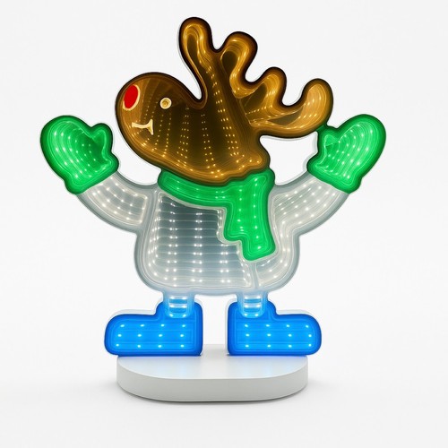 Hsd renna natale luci - hsd, 3d