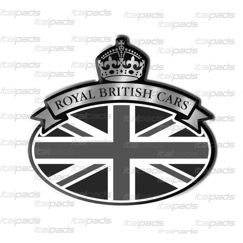 Sticker resina bandiera - in,