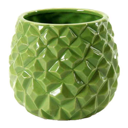 Vaso basso ceramica fiori - ceramica,
