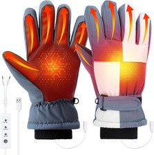 USB Guanti Riscaldati per Uomini E Donne 3 Temperatura Regolabile Guanti Riscald
