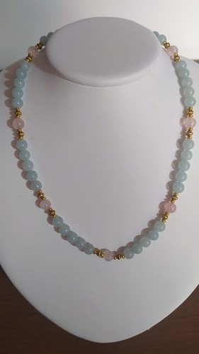 Collana verde acqua