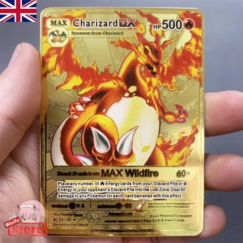 Pokemon card charizard gold - dx,