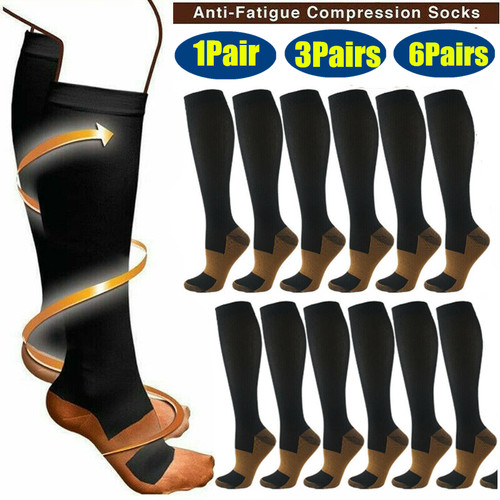 Copper compression socks - 1/3/6,