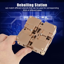 80mm-90mm BGA Reballing Station Auto Saldatura Magnete Stencil Saldatura Rielaborazione Acc
