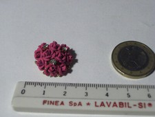 BOTTONE GIOIELLO ROSE FUXIA +