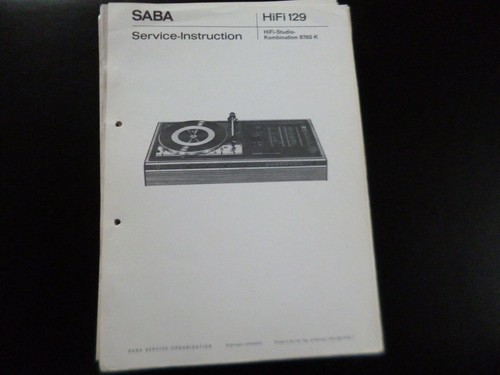 Manuale servizio originale - servizio,