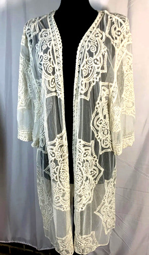 Spolverino kimono pizzo - spolverino,