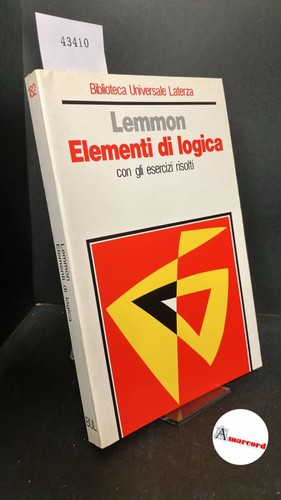 Lemmon elementi logica - di,