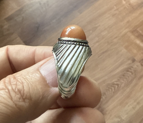 Anello uomo fatto mano con - anello, a