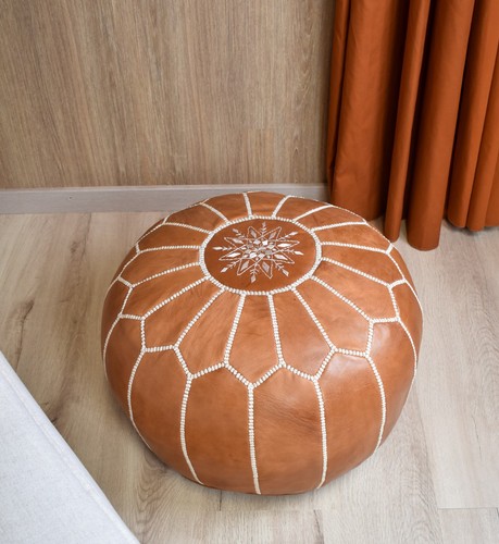 Pouf marocchino pelle - pouf, in