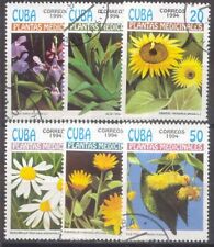 CUBA 1994 FLORA FIORI DIVERSI 6 VAL. Cat.M.3737-42
