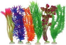 Aquatic Planet Confezione 6 Ciotole Pesci Acquario Serbatoio Plastica Accessori e Decorazioni.