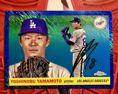 Topps chrome 2025 yoshinobu - topps,