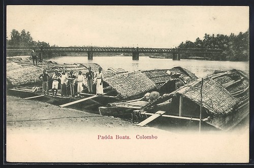 Cartolina colombo padda boats - padda,