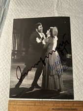 Luciano Pavarotti Mirella Freni foto originale autografata firmata La Boheme