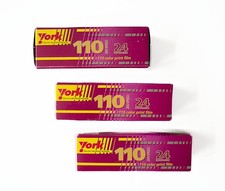 3 Rolls YORK 110 Format Film