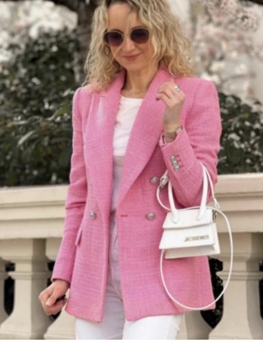Blazer medio zara donna rosa - medio,