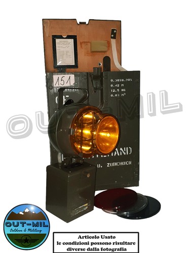 Lampada segnalazione con - da,