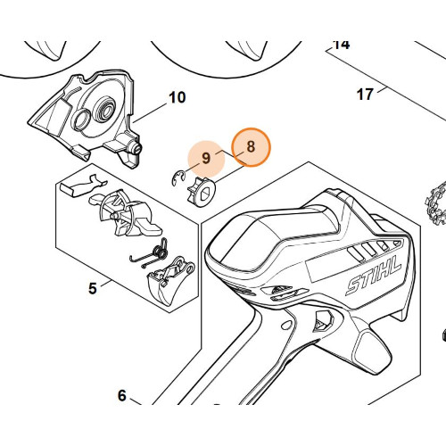 Stihl rocchetto denti passo - stihl,