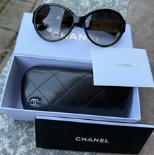 chanel vintage sunglasses with box case and booklets