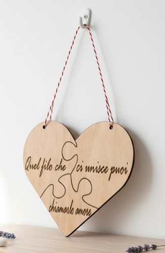 Cuore puzzle legno - puzzle,