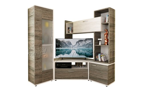 Parete attrezzata angolare con - parete,