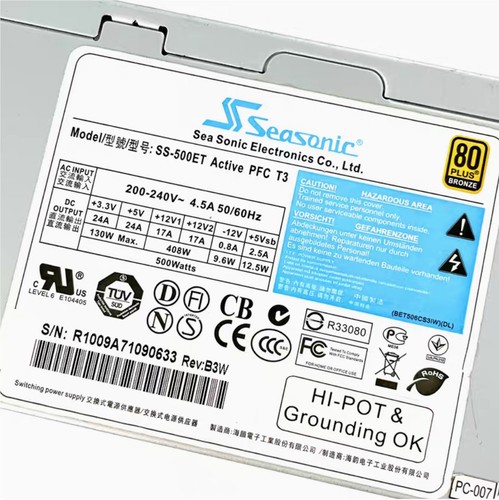 Per seasonic 500et - seasonic, ss-500et
