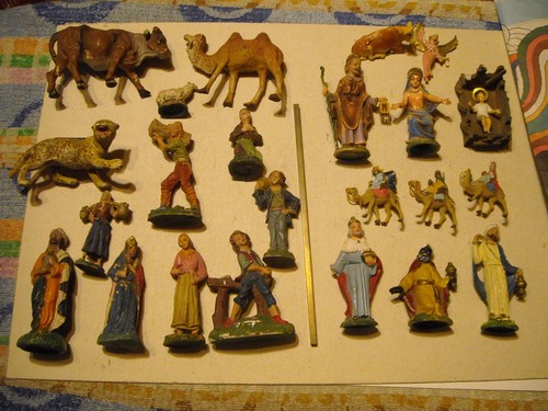 Lotto statuine presepio - statuine,
