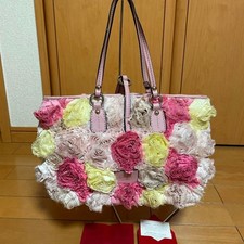 Borsa Valentino Garavani rosa fiore multicolore tote bag rosa rara vintage borsetta